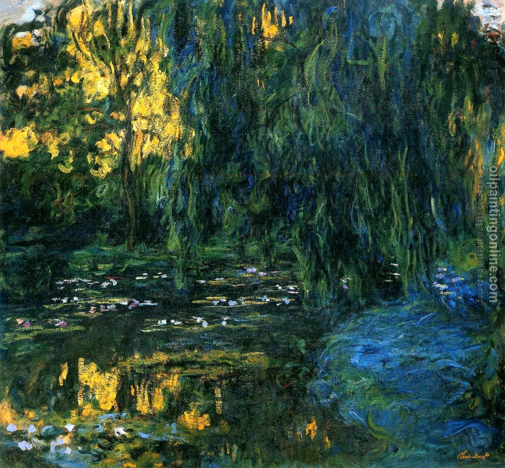 Monet, Claude Oscar - Weeping Willow and Water-Lily Pond